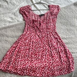 OPEN TO OFFERS - Red and Pink Floral Dress